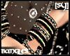 [SY]Styl Black bangles 
