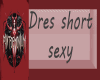 Dres short sexy red