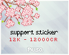 Support sticker 12k