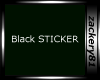 black sticker