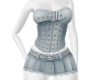 Denim Corset Set