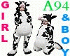 M* kids cow costume