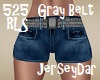 RLS Shorts Gray Belt