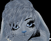 Dusty Blu Cabbit Hair