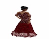 red lace 1920 dress
