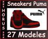 Sneakers  Black Red