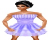 Lilac Frilly short dress