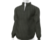 sweater zip-up gray