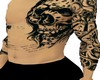 Male skull tattoo