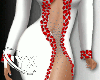 ! KEKE WHITE GOWN red