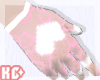 Ko ll Gloves Pink Heart