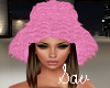 Pink Fur Hat