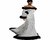 Black/White Wedding Gown