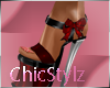 Red Bow Dress Shoes