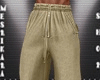 Cotton Wide Haki Pants
