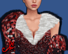 [c] PIA RED FUR COAT