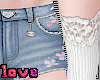 lace femboy shorts