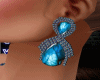 SEV Blue stone earrings