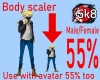 55% Kids Body Scaler M/F