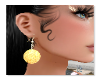 gold ball earring