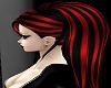 long hair red/black