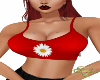 Red Daisy Top