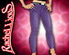 `Purple Skinny-Leg Jeans
