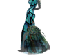 Holo Peacock Gown