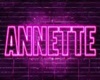 Annette Neon Sign