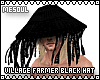 Village Farmer Black Hat