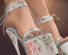 🤍 Floral Heels