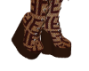 brown fendi boots