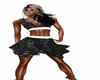 Blk Top Skirt Dress