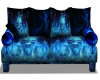 Blue/Black Cuddle Couch