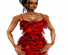 Red 20's Flapper Dress