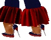 RED & ROYAL PUMP SHOES