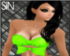 Ribbon Bustier Lime