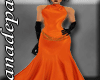 [A&P]orange long dress