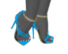 DKG Toe Heels Blu