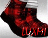 Red Checkered Boots