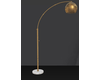 Curved floor lamp