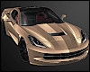 Gold Sports Car