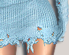 I│Knit Skirt RXL Blue
