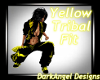 Yellow Tribal Hoody