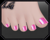 [LG] Toenails Hot Pink