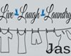 !J Wall words Laundry