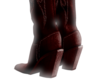 wine red boots