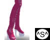 ^S^Pink Fetish Boots