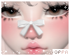 ♡ bow | white