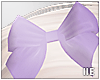 IlE E. hair bow lilac I